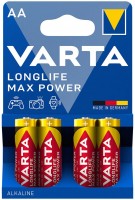 Купить акумулятор / батарейка Varta LongLife Max Power 4xAA: цена от 105 грн.