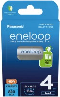 Купить аккумулятор / батарейка Panasonic Eneloop 4xAAA 800 mAh  по цене от 676 грн.
