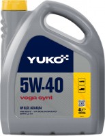 Купить моторное масло YUKO Vega Synt 5W-40 4L: цена от 519 грн.