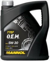 Купить моторное масло Mannol 7707 O.E.M. 5W-30 5L  по цене от 934 грн.