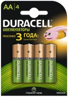 Купить акумулятор / батарейка Duracell 4xAA 1300 mAh: цена от 297 грн.