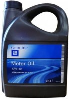 Купить моторное масло GM Motor Oil 10W-40 4L: цена от 721 грн.