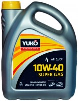 Купить моторное масло YUKO Super GAS 10W-40 4L  по цене от 577 грн.