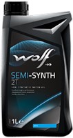 Купить моторное масло WOLF Semi-Synth 2T 1L  по цене от 267 грн.