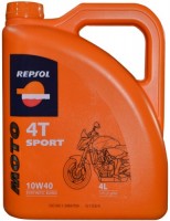 Купить моторное масло Repsol Moto Sport 4T 10W-40 4L  по цене от 1161 грн.