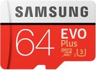 Купити карта пам'яті Samsung EVO Plus 100 Mb/s microSDXC UHS-I U3 за ціною від 1249 грн.