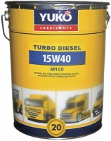 Купить моторное масло YUKO Turbo Diesel 15W-40 20L  по цене от 2042 грн.