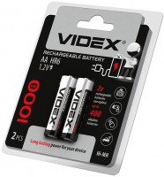 Купить аккумулятор / батарейка Videx 2xAA 1000 mAh: цена от 86 грн.