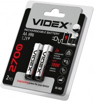 Купить акумулятор / батарейка Videx 2xAA 2700 mAh: цена от 190 грн.