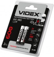 Купить акумулятор / батарейка Videx 2xAAA 600 mAh: цена от 65 грн.