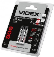 Купить аккумулятор / батарейка Videx 2xAAA 800 mAh: цена от 68 грн.