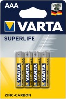 Купить акумулятор / батарейка Varta Superlife 4xAAA: цена от 38 грн.