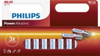 Купить акумулятор / батарейка Philips Power Alkaline 12xAA: цена от 282 грн.