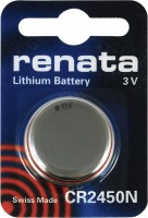 Купить акумулятор / батарейка Renata 1xCR2450: цена от 92 грн.