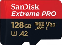 Купити карта пам'яті SanDisk Extreme Pro V30 A2 microSDXC UHS-I U3 (128Gb) за ціною від 696 грн.