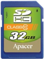 Купити карта пам'яті Apacer SDHC Class 10 за ціною від 158 грн.