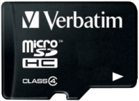 Купити карта пам'яті Verbatim microSDHC Class 4 (16Gb) за ціною від 254 грн.