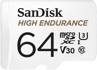 Купить карта памяти SanDisk High Endurance microSD U3 (High Endurance microSDXC U3 64Gb) по цене от 390 грн.