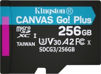 Купить карта памяти Kingston microSDXC Canvas Go! Plus (256Gb) по цене от 746 грн.
