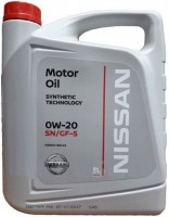 Купить моторне мастило Nissan Motor Oil 0W-20 5L: цена от 1869 грн.