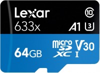 Купити карта пам'яті Lexar High-Performance 633x microSD за ціною від 329 грн.