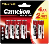 Купить акумулятор / батарейка Camelion Plus 6xAA LR6-BP(4+2): цена от 102 грн.