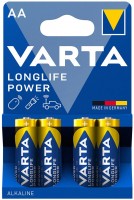 Купить акумулятор / батарейка Varta Longlife Power 4xAA: цена от 100 грн.