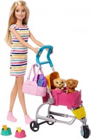 Купить кукла Barbie Strolln Play Pups GHV92: цена от 1099 грн.