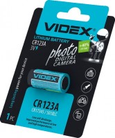 Купити акумулятор / батарейка Videx 1xCR123A  за ціною від 109 грн.