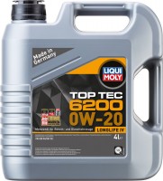 Купить моторное масло Liqui Moly Top Tec 6200 0W-20 4L: цена от 2510 грн.