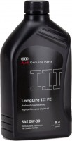 Купить моторное масло VAG Audi LongLife III FE 0W-30 1L: цена от 448 грн.