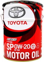 Купить моторное масло Toyota Motor Oil 0W-20 SP/GF-6A Synthetic 20L: цена от 6729 грн.