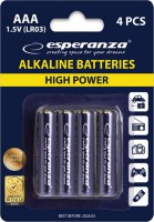 Купити акумулятор / батарейка Esperanza High Power 4xAAA  за ціною від 56 грн.