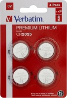 Купить аккумулятор / батарейка Verbatim Premium 4xCR2025: цена от 48 грн.