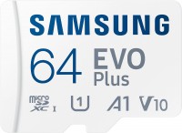 Купити карта пам'яті Samsung EVO Plus A2 V30 UHS-I U3 (EVO Plus A2 V10 UHS-I U3 64Gb) за ціною від 342 грн.