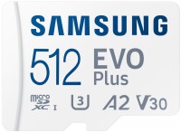 Купити карта пам'яті Samsung EVO Plus A2 V30 UHS-I U3 (512Gb) за ціною від 1999 грн.