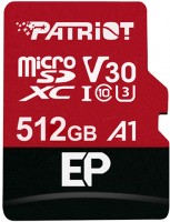 Купити карта пам'яті Patriot Memory EP microSDXC V30 A1 (512Gb) за ціною від 1428 грн.