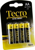 Купить акумулятор / батарейка Tecro Ultra Energy 4xAA: цена от 109 грн.