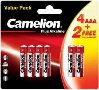 Купить акумулятор / батарейка Camelion Plus 6xAAA LR03-BP(4+2): цена от 96 грн.