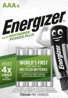 Купить аккумулятор / батарейка Energizer Power Plus 4xAAA 700 mAh: цена от 286 грн.