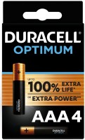 Купить аккумулятор / батарейка Duracell Optimum 4xAAA: цена от 49 грн.