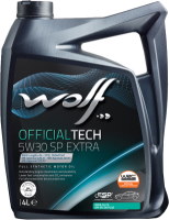 Купить моторное масло WOLF Officialtech 5W-30 SP Extra 4L: цена от 1022 грн.