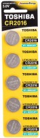 Купить аккумулятор / батарейка Toshiba 5xCR2016: цена от 107 грн.