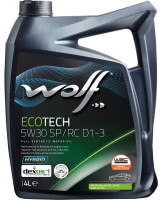 Купить моторное масло WOLF Ecotech 5W-30 SP/RC D1-3 4L  по цене от 1046 грн.