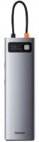 Купити кардридер / USB-хаб BASEUS Metal Gleam Series 11-in-1 Multifunctional Type-C Hub  за ціною від 1699 грн.