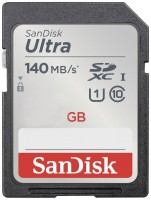Купити карта пам'яті SanDisk Ultra SDXC UHS-I 140MB/s Class 10 за ціною від 338 грн.