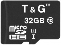 Купити карта пам'яті T&G microSD class 10 UHS-I (microSDHC class 10 UHS-I 32Gb) за ціною від 166 грн.