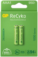 Купить аккумулятор / батарейка GP Recyko 2xAAA 950 mAh: цена от 566 грн.