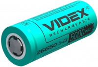 Купить акумулятор / батарейка Videx 1x26650 5000 mAh: цена от 317 грн.