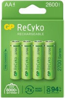Купить аккумулятор / батарейка GP Recyko 2700 Series 4xAA 2600 mAh: цена от 591 грн.